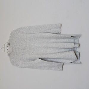 Lane Bryant Women's Faux Fur Gray Long sleeve Tunic Sweater Plus Size, 14/16